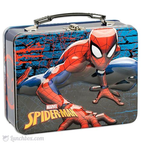 spiderman metal lunch box|spider-man backpack with lunch box.